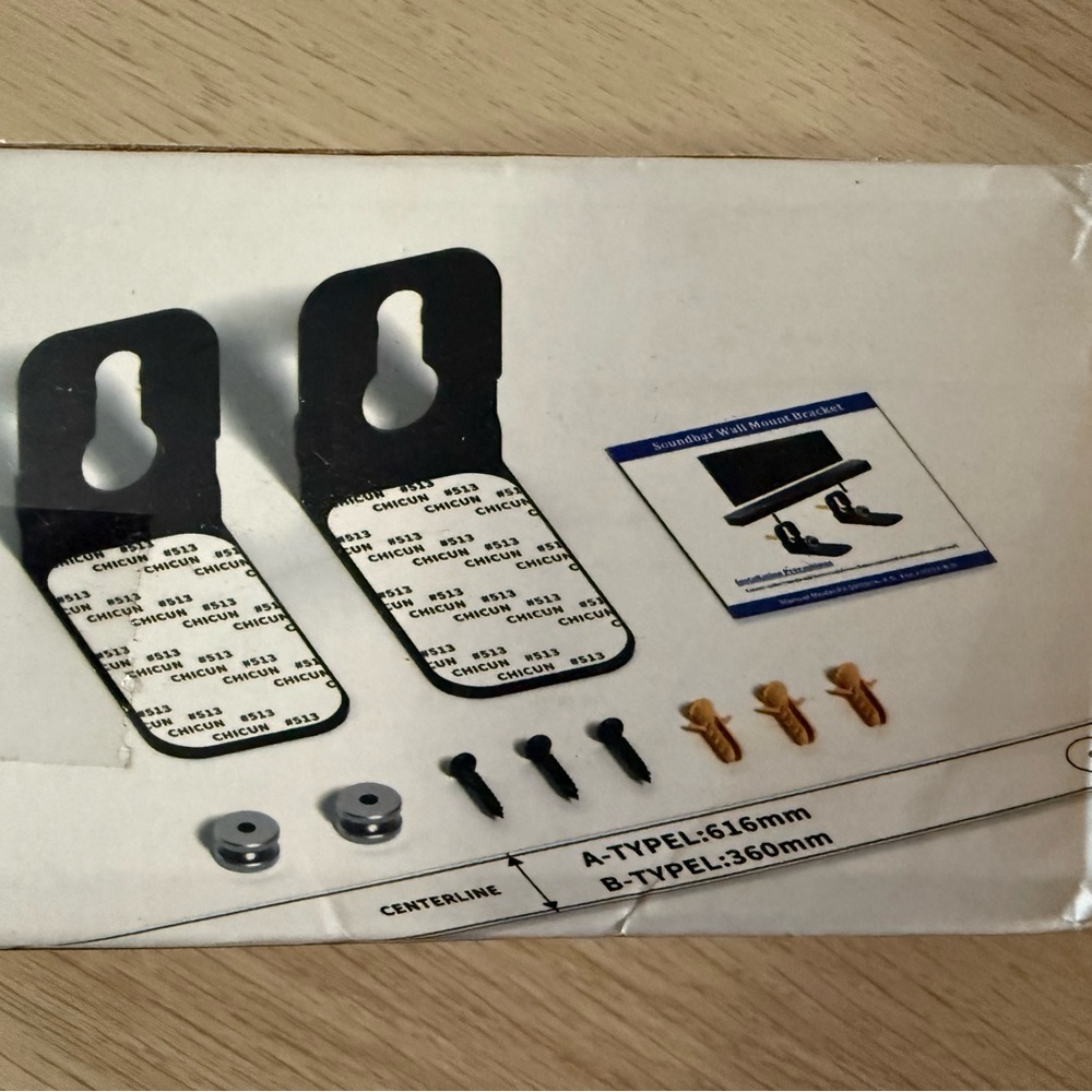 NEW Sound Bar Wall Mount Kit